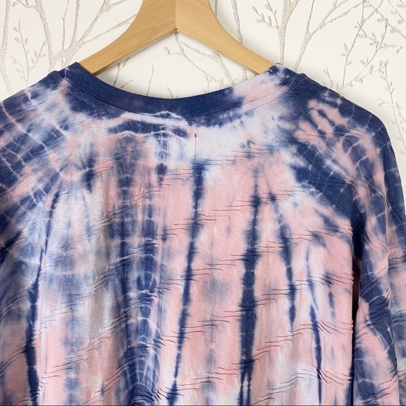 TERRA & SKY Tie Dye Textured Balloon Sleeve 14W - Picture 7 of 15